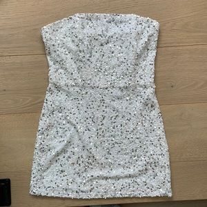 Retrofete Heather sequined chiffon mini dress